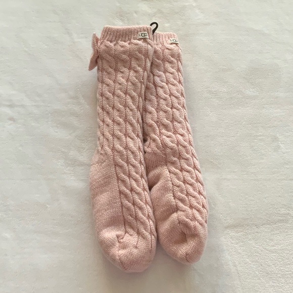 UGG LAILA BOW Ladies Fleece Lined Socks - Picture 6 of 8
